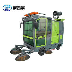ZMX-S2500A <span class=keywords><strong>Aspirateur</strong></span> électrique vert Machine de nettoyage des sols pour l'extérieur Industrie Balayeuse de sols avec balais pour le nettoyage des voitures <span class=keywords><strong>et</strong></span> des camions - Product Image 4