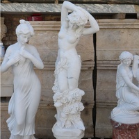 Factory Price Marble Stone Goddess Statue Marble Girl With Bottle Statue