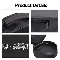 Vente chaude OEM 36x10x36 Étui de rangement pour pistolet de charge personnalisé imperméable en Oxford de haute qualité Sac organisateur de câbles de transfert de chaleur portable
