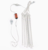 IP67 Wasserdichte Outdoor-LED-Lichterkette Bunte Sterne & Meteorschauer Atmosphäre Weihnachtsbaum Landschafts-Dekorationsbeleuchtung