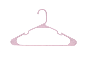 Bán Hot sử dụng hàng ngày không trượt màu hồng nhựa Móc áo bán buôn bền rơm lúa mì Móc nhựa - Product Image 2