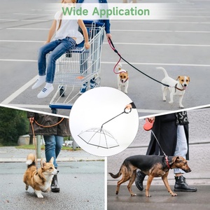 Parapluie pour animaux de compagnie imperméable, portable, protection contre la pluie, poignée extensible, transparent, pour chiens de petite, moyenne et grande taille, parapluie pour chien POE - Product Image 5