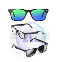 Lunettes intelligentes de conversation AI 135 langues traduction Assistant vocal appel BT lecture de musique photographie lunettes intelligentes