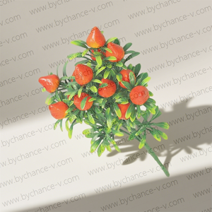 Rama de Manzana Artificial, Simulación de Árbol Frutal, para Decoración de Escaparates, Exhibición Comercial, Diseño Floral y Decoración Festiva - Product Image 2