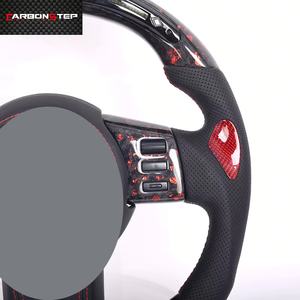 Volant en cuir perforé en fibre de carbone noir forgé à LED personnalisé de <span class=keywords><strong>2022</strong></span> Offre Spéciale pour Zotye - Product Image 4