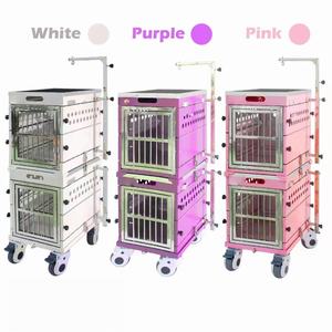 عربة منافسة للحيوانات الأليفة من الألومنيوم قابلة للطي بأربع عجلات من SolidPE مع طاولة تجميل متوافقة مع السيارة وذراع - Product Image 3