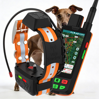 Collier intelligent pour chien avec système GPS : Navigation par boussole électronique + Géorepérage configurable (7+ zones) & Batterie 6400 mAh