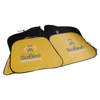 Pare-soleil de voiture personnalisé avec logo, pare-soleil de pare-brise de voiture sur mesure