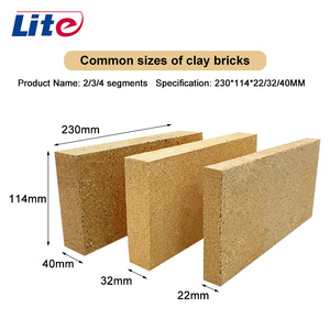 Giá rẻ mỏng kích thước lớn vòng lửa gạch vòm lửa chịu lửa đất sét gạch cong lửa đất sét gạch vòng tròn - Product Image 4