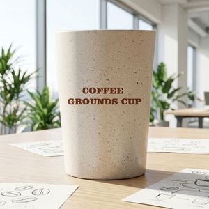 แก้วกาแฟแบบคลาสสิคขนาด 15 ออนซ์ รุ่น Eco Grounds ใช้ซ้ำได้ เกรดสำหรับอาหาร ขายส่ง แก้วปาร์ตี้แบบซ้อนได้ ไม่แตกหัก - Product Image 1