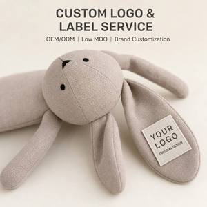 Peluche de <span class=keywords><strong>Conejo</strong></span> de Orejas Largas Personalizado OEM ODM, Juguete de Peluche Suave, Muñeco de Peluche para Bebés y Niños, Regalo de Cumpleaños o Pascua - Product Image 3