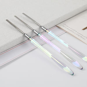 BQAN-MANGO acrílico holográfico, varilla agitadora, pincel de espátula para uñas, herramienta de pincel de poligel para <span class=keywords><strong>arte</strong></span> de uñas - Product Image 2