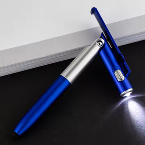 Multifunctional <b>Foldable</b> Phone Stand with LED Light and Pen Adjustable Viewing Angle for <b>Desk</b> Office Use - Product Image 3