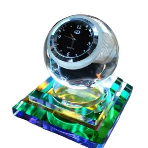 Crystal ddweing watch ornaments home room time table clock clock end table