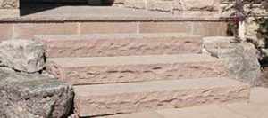 Marches d'escalier en grès naturel du désert – Finition ciselée, marches de jardin robustes pour aménagement extérieur - Product Image 2