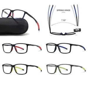 新款运动设计男士TR90光学眼镜架耐用轻型运动眼镜男士眼镜