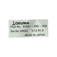 E0451-680-004 Carte de circuit de commande PCB neuve de la marque OKUMA, pièces détachées CNC d'origine avec garantie d'un an