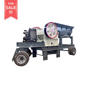 Mini concasseur de roche portable à succès en Chine, petite installation de concassage à mâchoires pour agrégats de pierre 2-6tph, moteur diesel, boîte de vitesses - Product Image 3