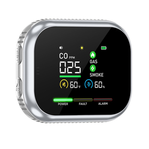 Détecteur <span class=keywords><strong>de</strong></span> <span class=keywords><strong>fumée</strong></span> portable 5-en-1 2026 avec moniteur <span class=keywords><strong>de</strong></span> température <span class=keywords><strong>et</strong></span> d'humidité, <span class=keywords><strong>et</strong></span> alarme <span class=keywords><strong>de</strong></span> <span class=keywords><strong>monoxyde</strong></span> <span class=keywords><strong>de</strong></span> <span class=keywords><strong>carbone</strong></span> pour la maison, le camping-car, l'hôtel, la cuisine - Product Image 1