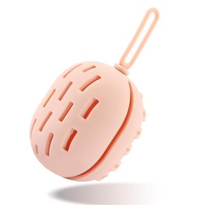 Étui de voyage ventilé et écologique Hongsen HS-455 pour éponge de maquillage en silicone personnalisée – Étui ouvert - Product Image 1