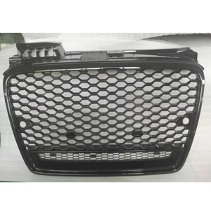 Kit de carrosserie de voiture sans Logo Grille en maille nid d'abeille complète pour <span class=keywords><strong>Audi</strong></span> A4 <span class=keywords><strong>S4</strong></span> <span class=keywords><strong>B7</strong></span> Mise à niveau vers RS4 Style 2005-2007 - Product Image 3