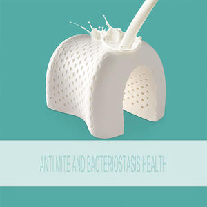 OEM/ODM Almohada sağlıklı rahat lüks doğal emniyet bebek Pillow100 doğa lateks eğrisi boyun yastık - Product Image 3