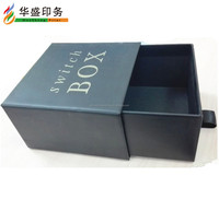 Emballage de bouteille diffuseur imprimé de logo personnalisé de luxe boîte d'emballage vide rigide à tiroir coulissant pour diffuseur de bougie roseau avec insert
