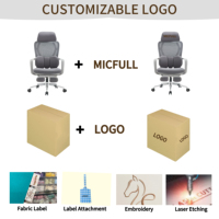 Chaise de bureau ergonomique moderne en tissu avec repose-pieds réglable et support en forme d'arête de poisson, design pivotant pour le travail et les pauses déjeuner
