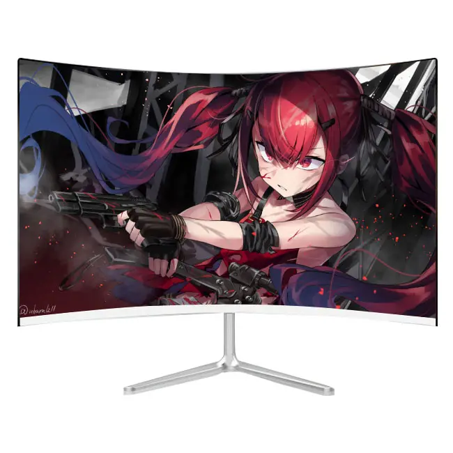 24 inch Full High Definition Curved Screen Monitor 75hz 1080P LED Gaming Monitor