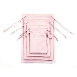 Nouvelle pochette en velours personnalisable, écologique et luxueuse, avec cordon de serrage - Product Image 3