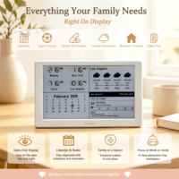 Calendrier intelligent E-Paper Intelevia, gadget pour les passionnés de beauté, planificateur familial, rappel de soins de la peau, liste de tâches, suivi des devoirs, Wi-Fi