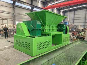 Twee-As Industriële Schroot Koperdraad Houten Boord Nagel Elektrische Kabel Recycling Shredder/Vergruizer - Product Image 3