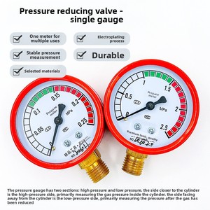 Regulador de Presión Mayorista Modelo Y-60 de Cabezal Único para Oxígeno, Acetileno, Propano, Dióxido de Carbono, Argón, Nitrógeno con Manómetro - Product Image 3