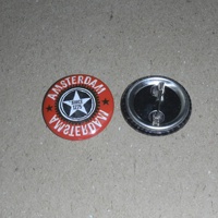 Accessoires quotidiens pour manteaux : Broche en métal léger et portable avec impression offset, badge nominatif personnalisé – Cadeau de fêtes