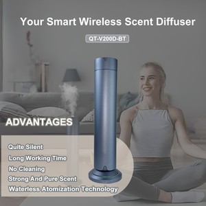 Bpa Vrije Maternale Baby-Kwaliteit Materiaal Stille Bureau Luchtreiniger 150Ml Etherische Olie Draadloze Aroma Geur Diffuser - Product Image 4