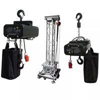 Treuil de scène électrique à commande DMX, treuil de levage sécurisé pour salles de spectacle, travaux de rigging pour spectacles en direct, éclairage de treillis et enceintes