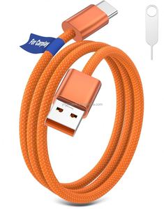 USB a to Type C Car Charger 60W Fast Charging Cord Fast Data Sync Nylon Braided for Apple iPhone 17 16 Pro for Car Carplay <b>Cable</b> - Product Image 1
