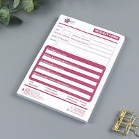 Bloc-notes adhésif de poche personnalisé A6/A7 avec impression de logo, papier et carton, produit d'impression