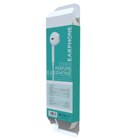 Boîte en carton recyclé avec revêtement en papier estampé et gaufré, laminage mat en feuille d'or, pour câble de données de téléphone portable, porte-cartes