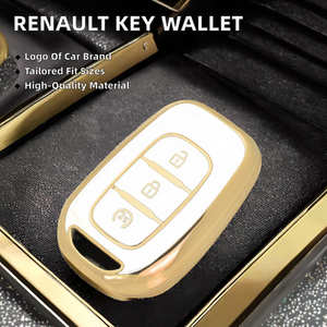 Cho <span class=keywords><strong>megane</strong></span> 2015 2016 kim loại chìa khóa xe bìa với từ xa Wallet và Fob trường hợp - Product Image 2