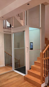 Ascenseurs résidentiels de conception moderne, entraînement sans engrenage AC, plateforme verticale à plancher en PVC, <span class=keywords><strong>élévateur</strong></span> électrique sécurisé <span class=keywords><strong>pour</strong></span> personnes handicapées - Product Image 4