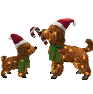 Popular New Style wholesale The dog and His Brother Christmas lights For Christmas Decoration