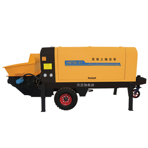 Pompe à béton électrique diesel sur <span class=keywords><strong>remorque</strong></span>, bétonnière avec pompe, machine de pompage <span class=keywords><strong>pour</strong></span> coulage de structures secondaires - Product Image 5