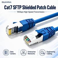 Cable de Conexión Blindado CAT7 S/FTP 26AWG de Fábrica Confiable, Cable RJ45 de Alta Velocidad con Cubierta de PVC Certificada CE/RoHS para Punto de Venta en Almacenes