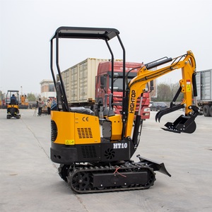 จัดหาเครื่องขุดขนาดเล็ก Ht-10b 1 ตัน |   ความกว้างแคบและระบบป้องกันการหมุนท้ายรถแบบ Zero Tail Swing สำหรับพื้นที่แคบ - Product Image 4