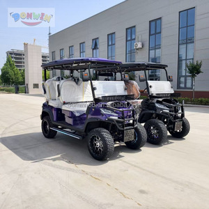 Carrito de Golf Eléctrico 4x4 con 4 Asientos, Todoterreno, Motor de 5KW, Batería de Litio de 60V, Compatible con Villas Vacacionales, Controlador Curtis, Aluminio - Product Image 4