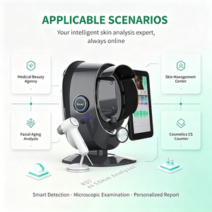 Analyseur de peau intelligent K57 avec détecteur microscopique, détection d'humidité, système de gestion des dossiers clients - Product Image 5