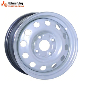 Jantes en acier Wheelsky Factory OEM 15 pouces 15x5.5J 4x100, peinture argentée, quatre branches, pour voiture de tourisme Nissan Note - Product Image 4