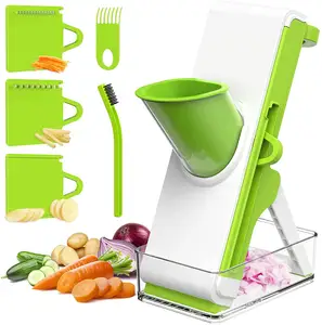 2022 Hot sale Fresh Food container Kitchen Utensil multifunction slicer manual Food Fruit Vegetable Chopper Cutter