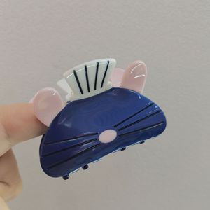 かわいい漫画マウス女の子髪爪クリップスタイリッシュなグラデーションカラーアセテート髪クランプ新しいデザインヘアアクセサリー - Product Image 2